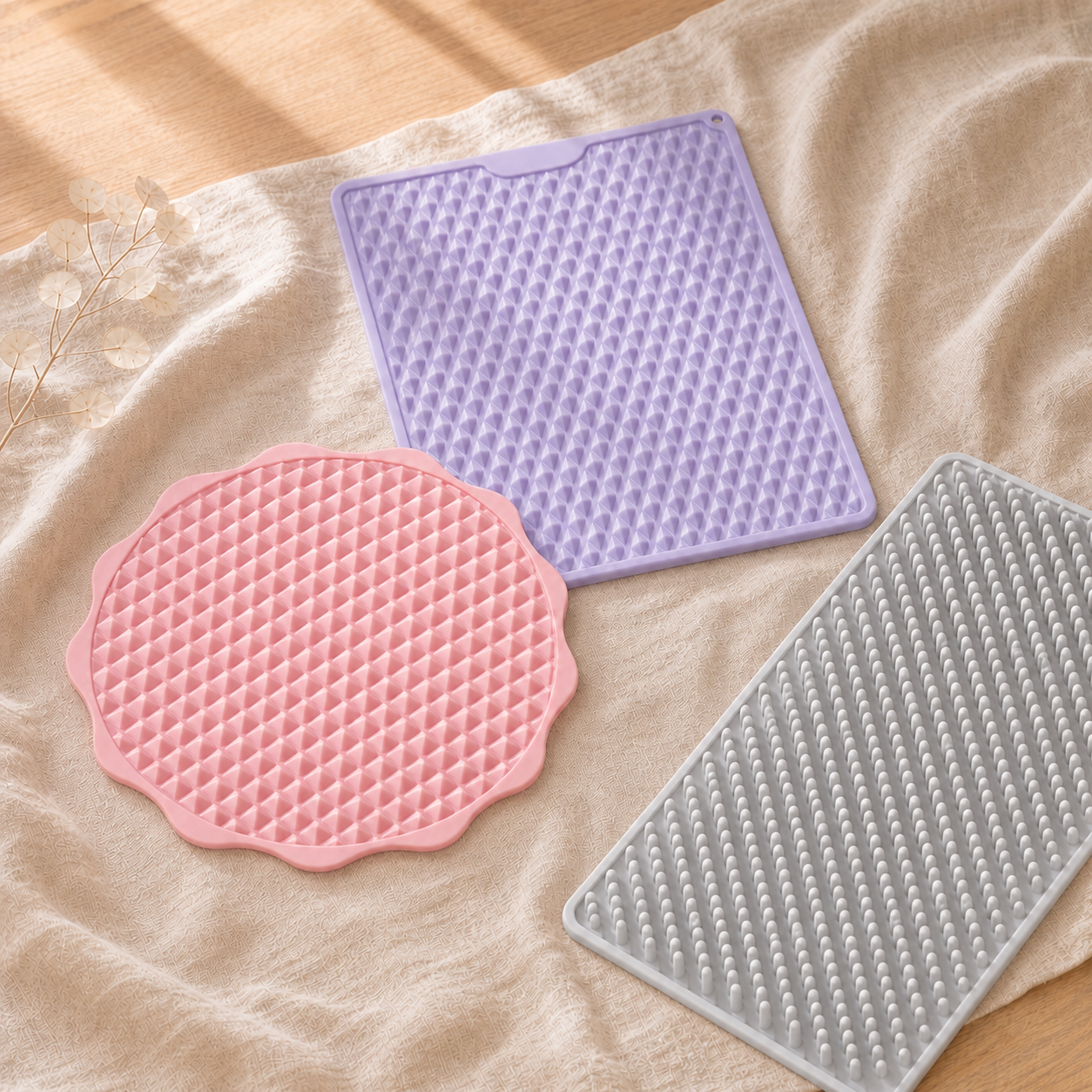 Summer Press Complete Collection bundle with Petal Press, Prism Press and Wave Press pressure-point mats